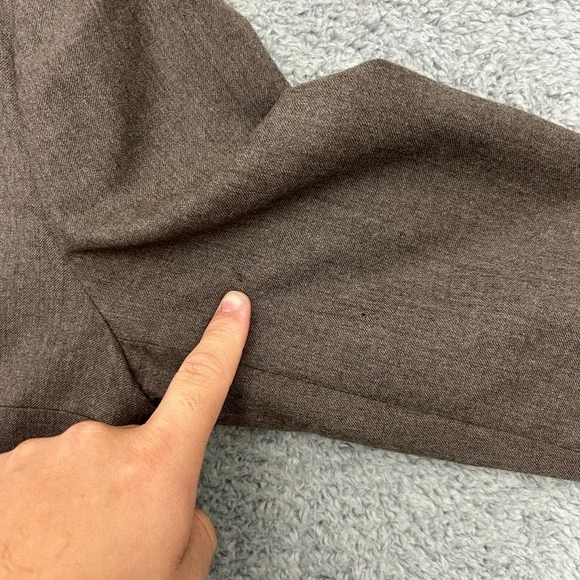 L.L. Bean Blazer Women 18P Brown Good Wool 3-Button Made in USA OMU45 - Picture 4 of 10